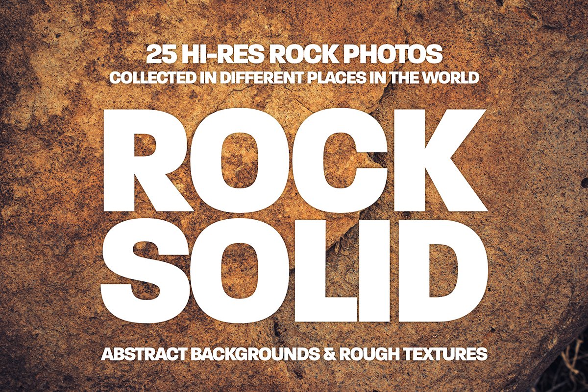 岩石背景纹理素材 Rock Solid  Rock &