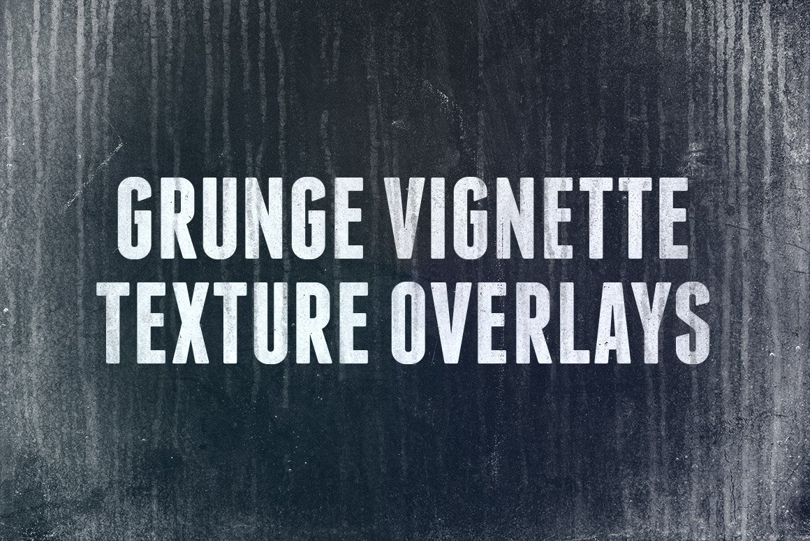 经典纹理的背景纹理素材 Grunge Vignette #1