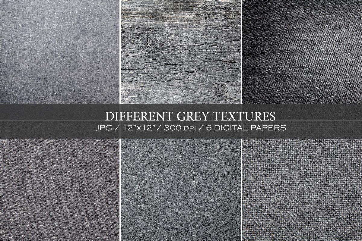 粗糙背景纹理素材 Different grey textur