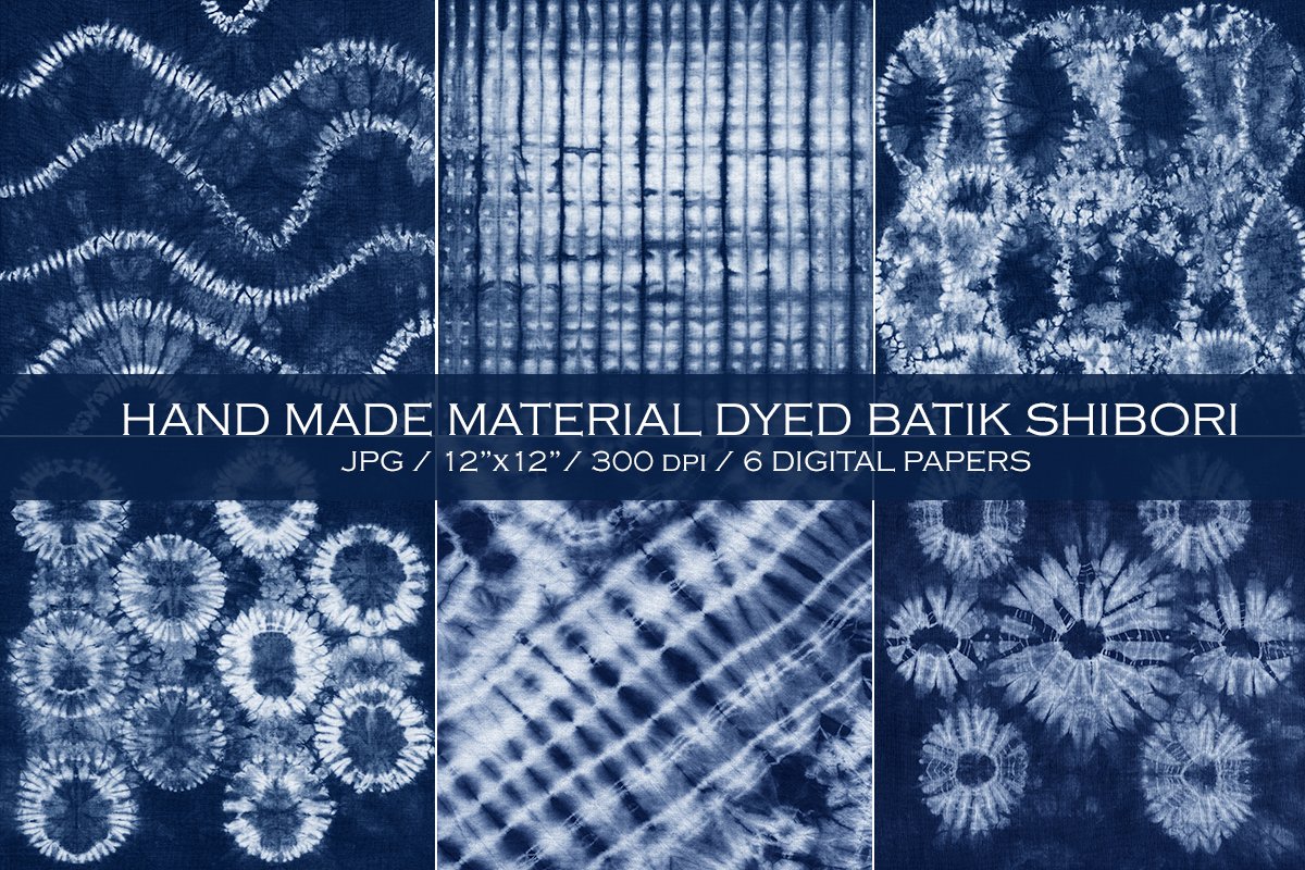 材料染色蜡染背景纹理 Material dyed batik