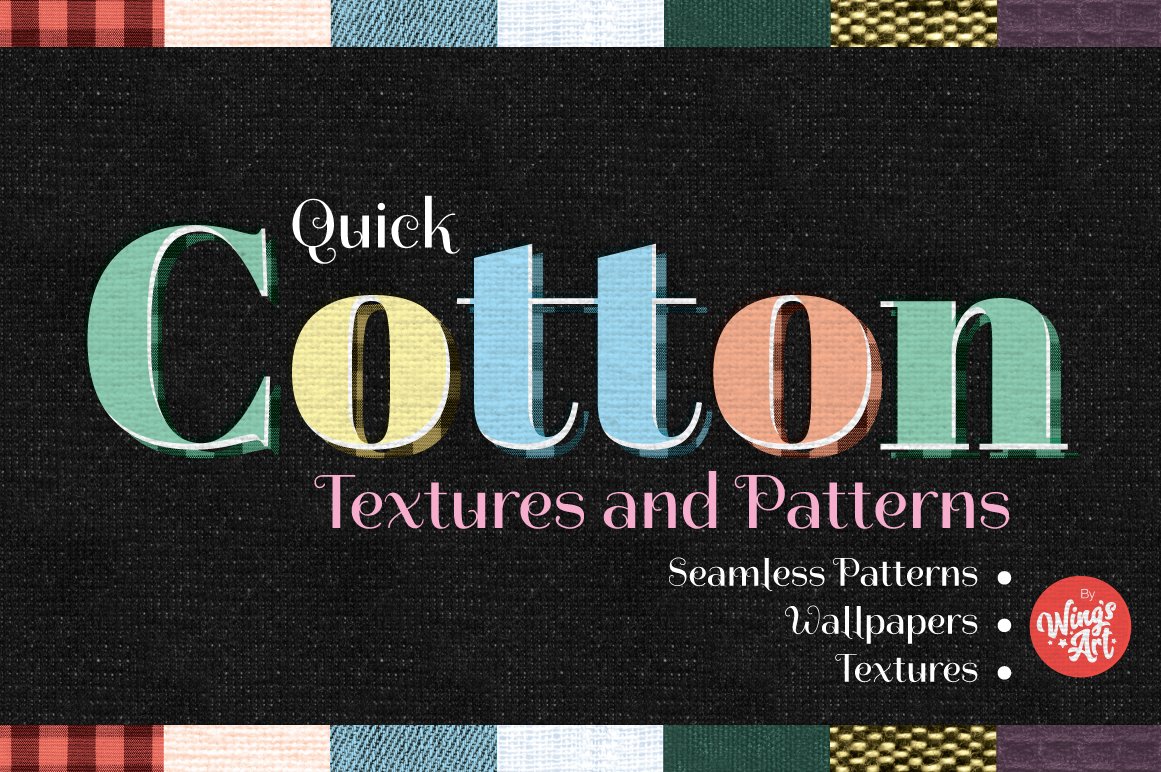 棉质纹理和图案 Cotton Textures and Pa
