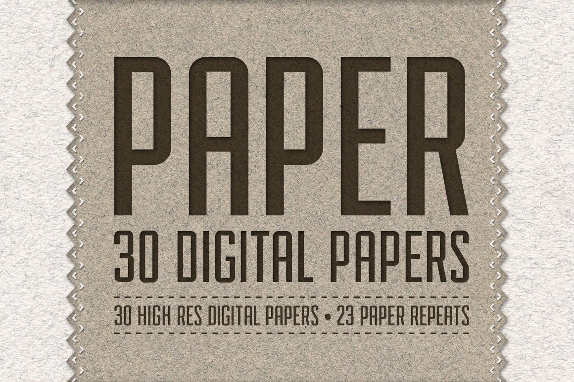 手工纸张纹理 Paper Pack Digital Pape