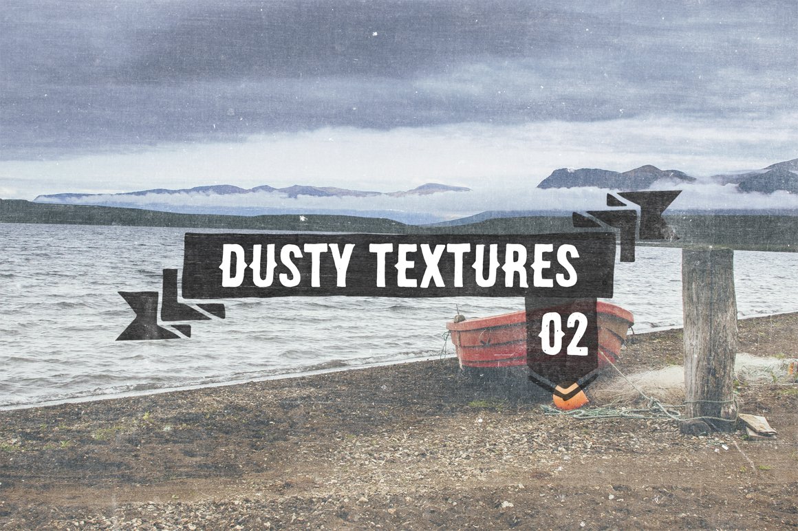 灰尘覆盖纹理卷02 Dusty Overlay Textur