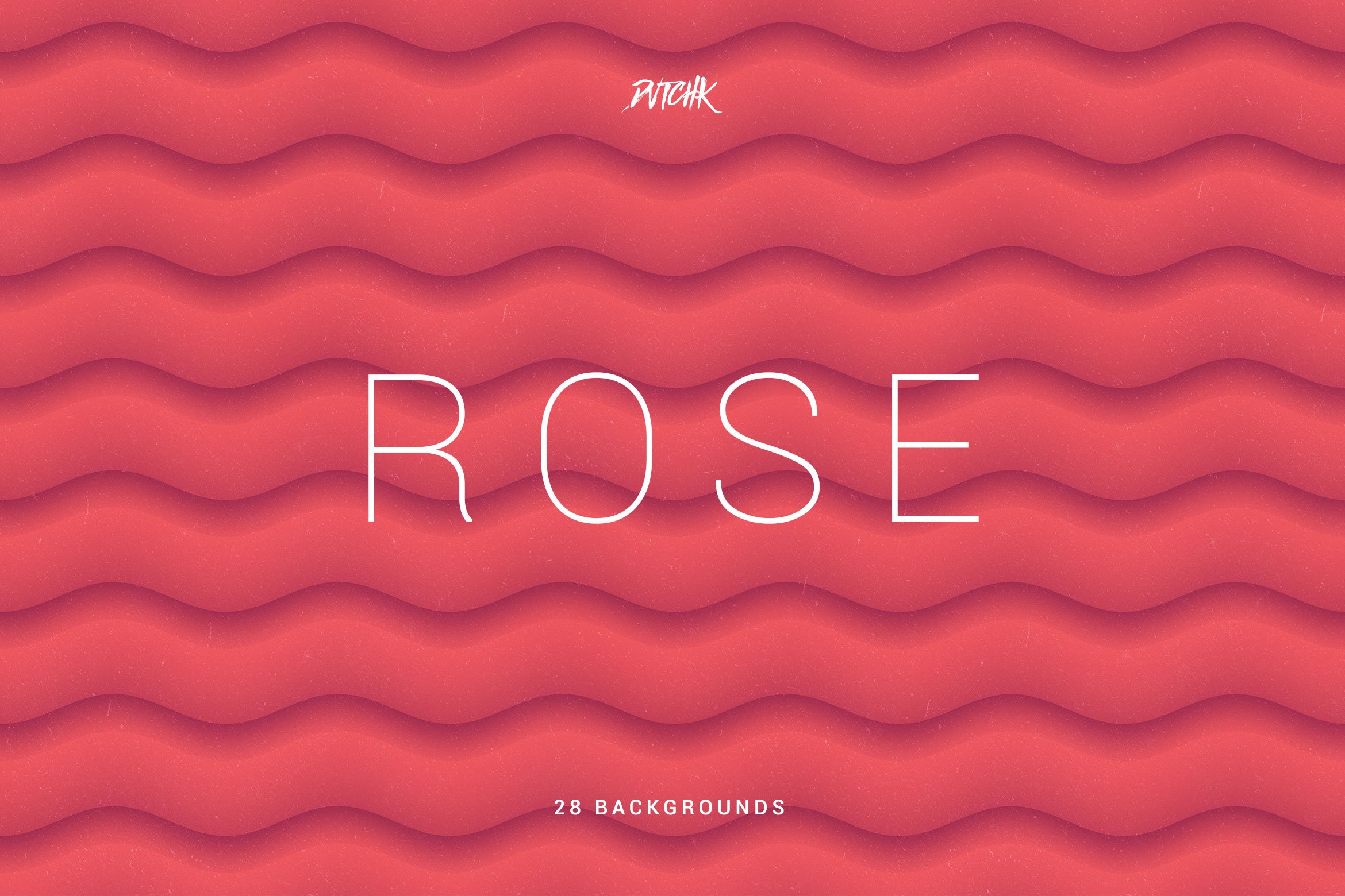 玫瑰色柔和抽象波纹背景 Rose Soft Abstract