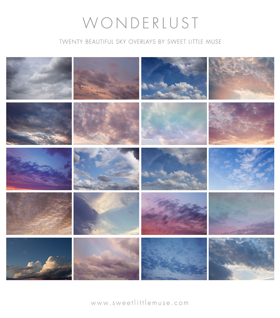 好用的天空背景素材 Wonderlust Sky Overl