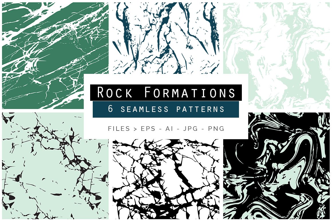 多彩的大理石背景纹理素材 Rock &amp