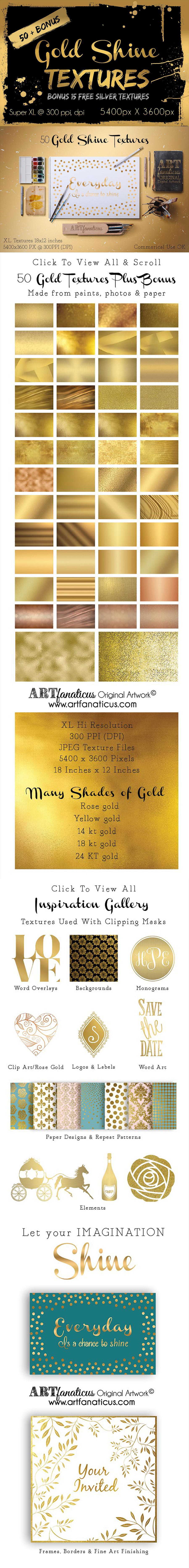 50个5K级的金色质感的纹理背景素材 41167