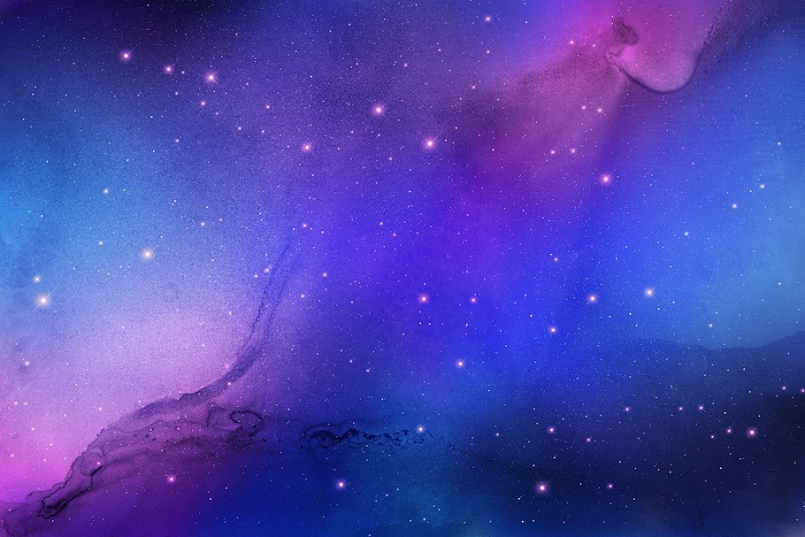 绘画背景纹理素材 Nebula Ink Background