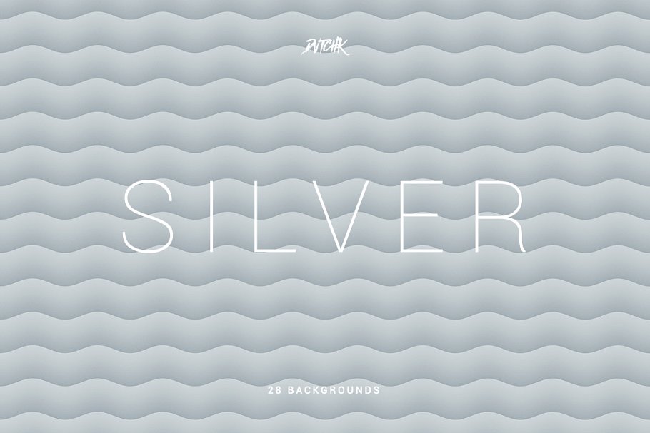 银色柔和抽象波纹背景Silver Soft Abstract