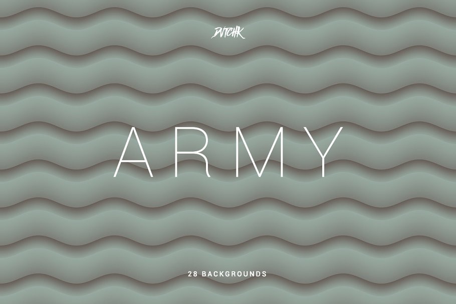 军绿色柔和抽象波纹背景 Army Soft Abstrac