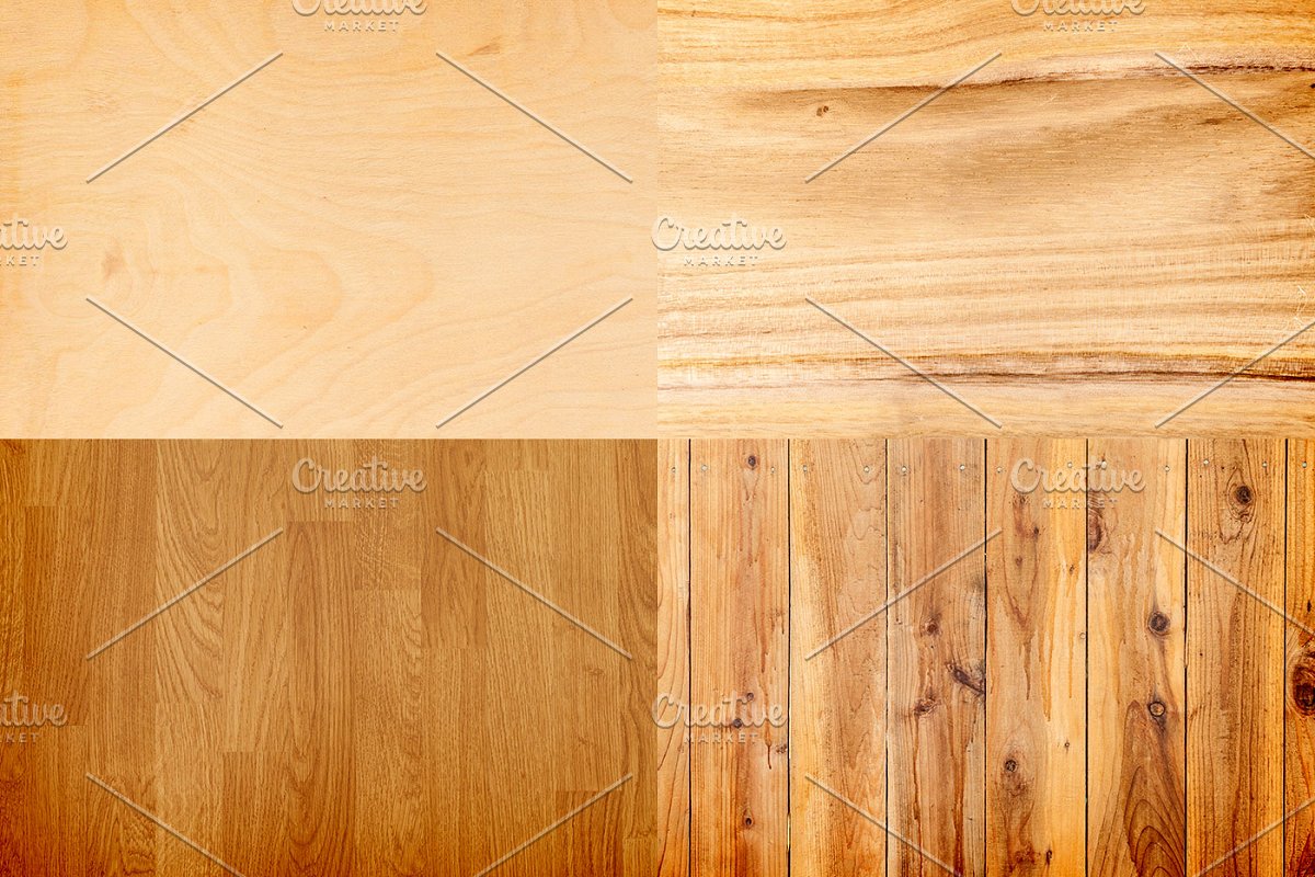 各种质感的木纹背景纹理素材 Wood Textures #2