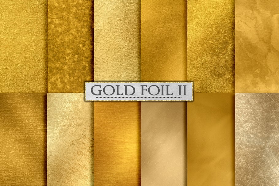 金色背景纹理素材 Gold Foil Textures, G