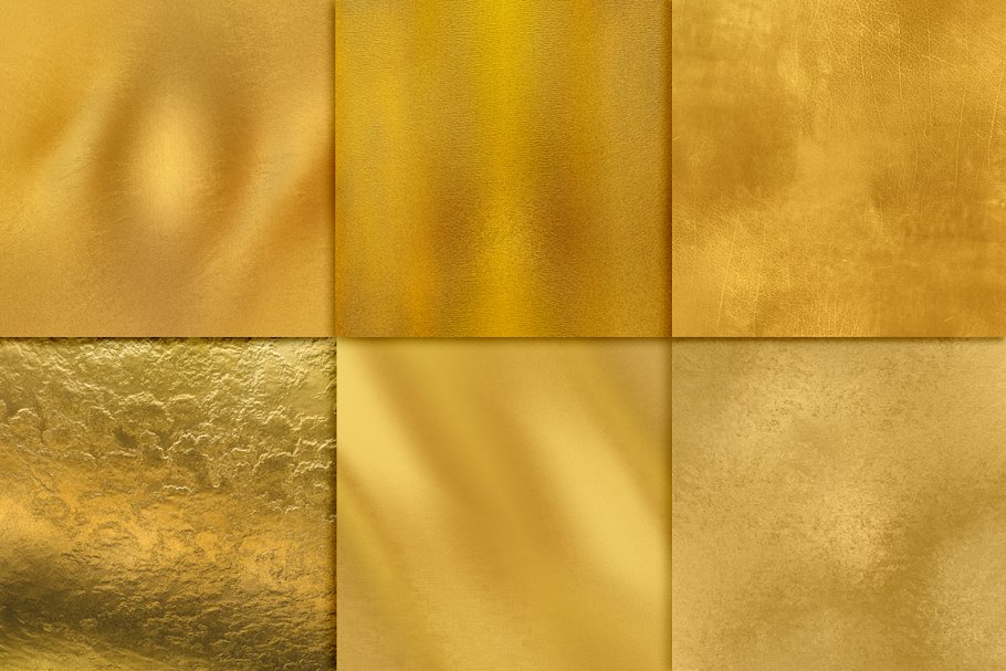 金色背景纹理素材 Gold Foil Textures, G