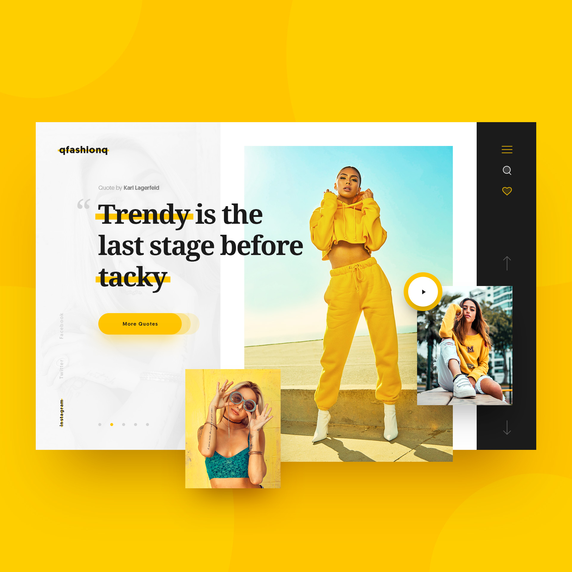 时尚APP界面设计 Fashion App Design