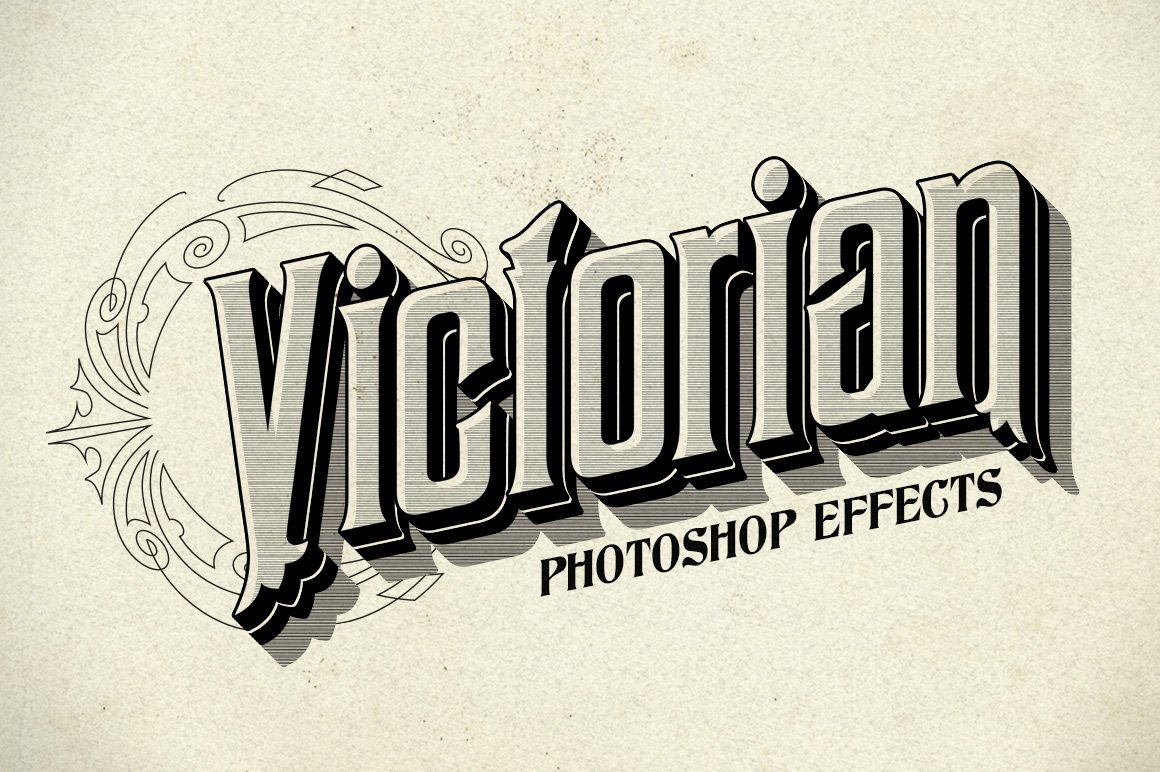 维多利亚时代的风格 Photoshop Victorian