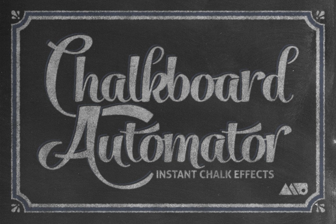 粉笔黑板效果 Chalkboard Automator C
