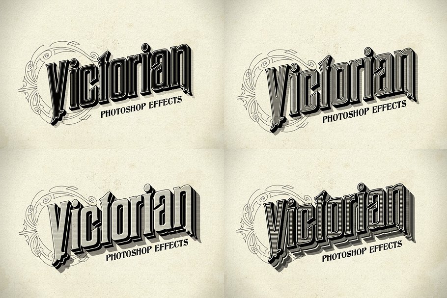 维多利亚时代的风格 Photoshop Victorian