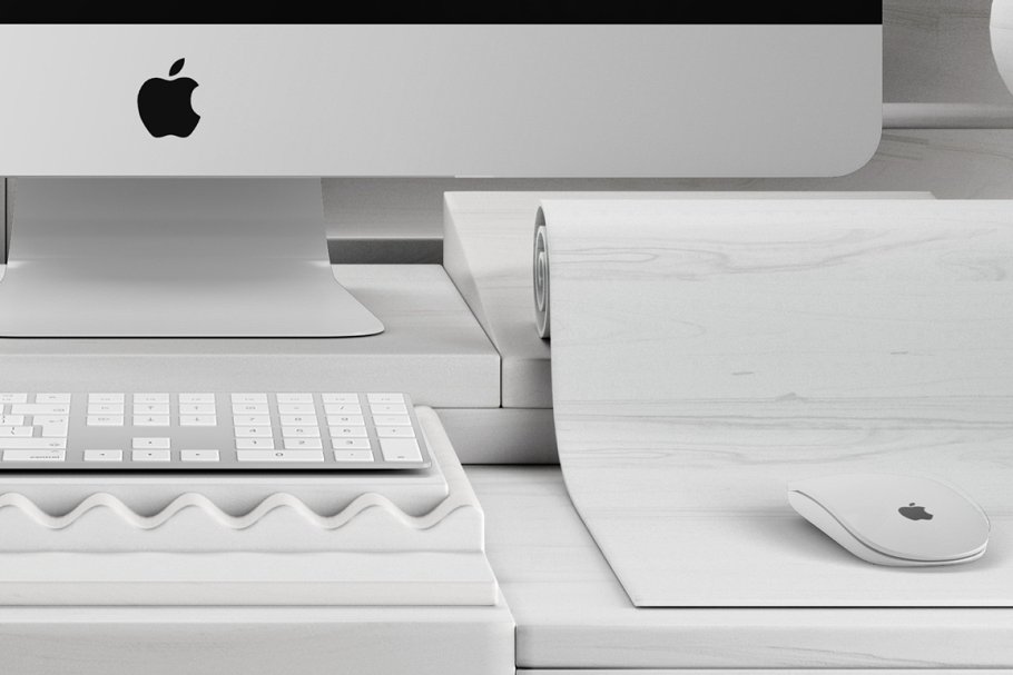 iMac Pro 灰色版电脑样机iMac Creative