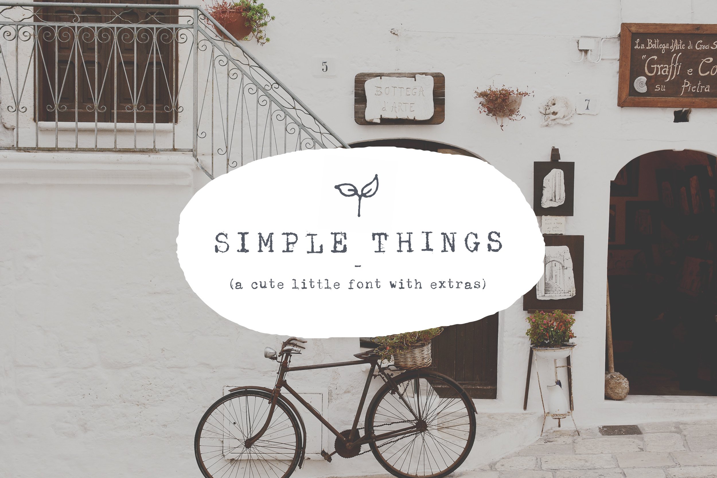 可爱的字体下载 Simple Things cute li