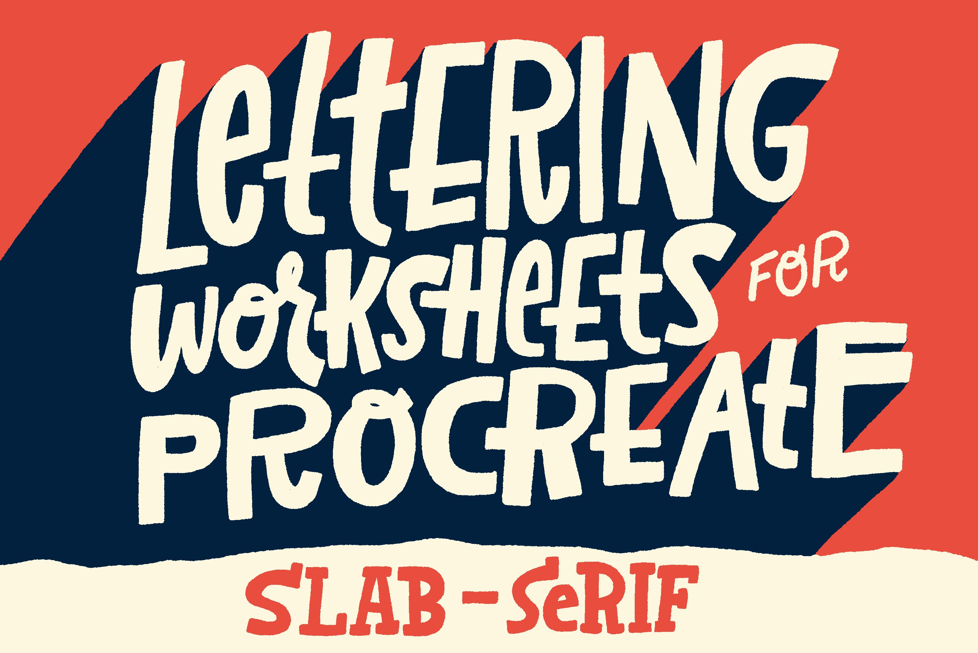 手写图层样式字体 Slab-Serif Lettering