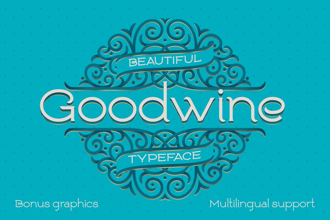 酒瓶设计字体 Goodwine type design st