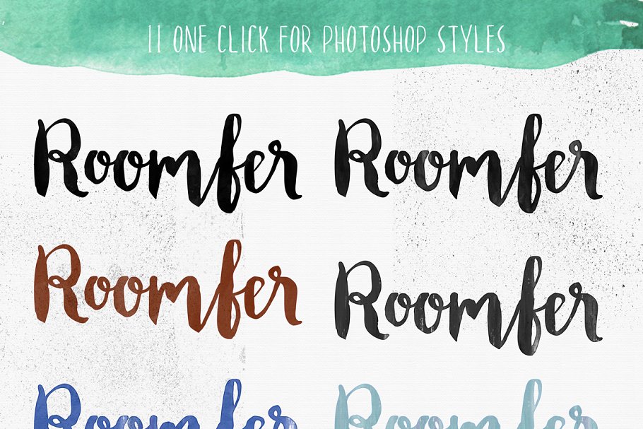 粗狂热带手写字体 Roomfer font  Style #