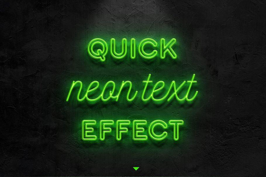 霓虹灯图层样式 Neon text effect #2579