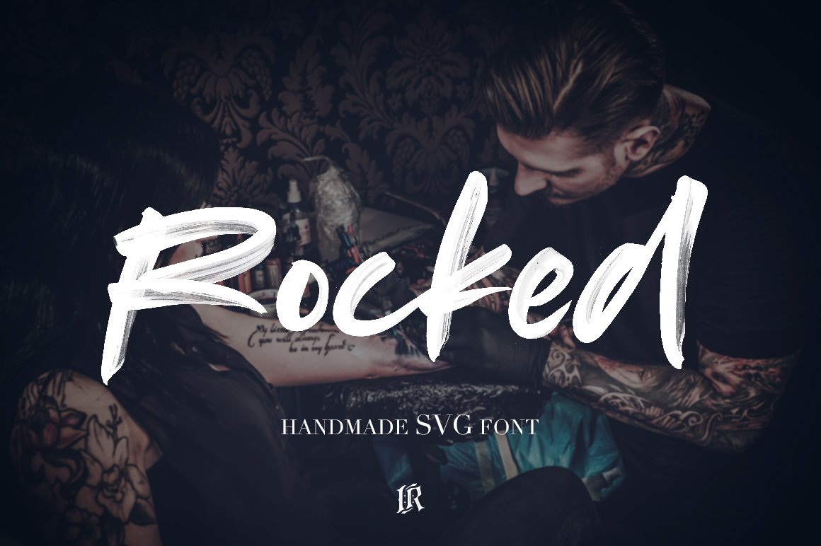 摇滚手写字体 Rocked SVG Font #213311