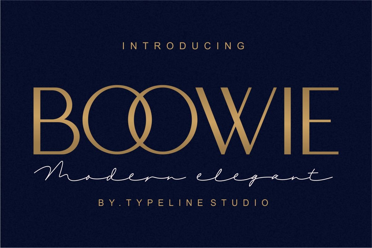 极简主义现代优雅无衬线英文字体 Boowie || Mode