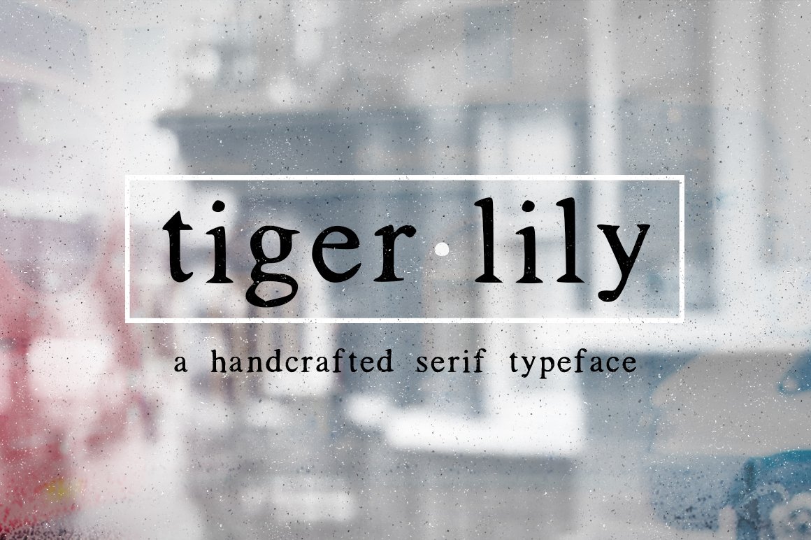 时尚品牌字体 Tigerlily #300739