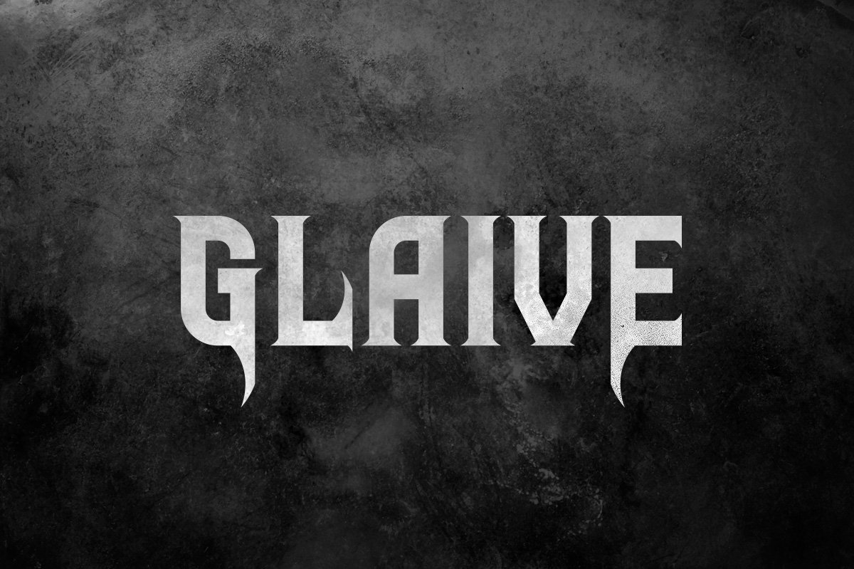 奇幻风格的英文字体 Glaive Typeface #479