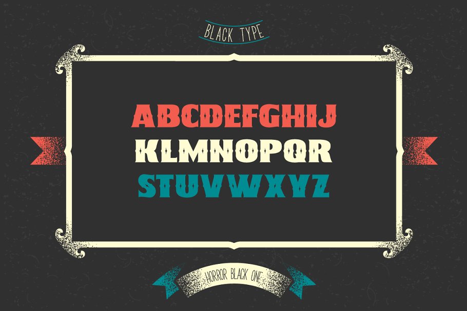 大标题字体 Heraldic Typefaces Set #