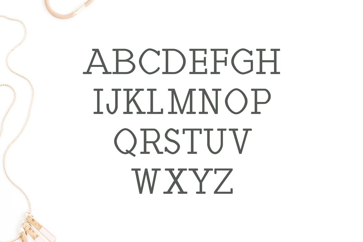 简单衬线字体 Haytham Slab Serif #15