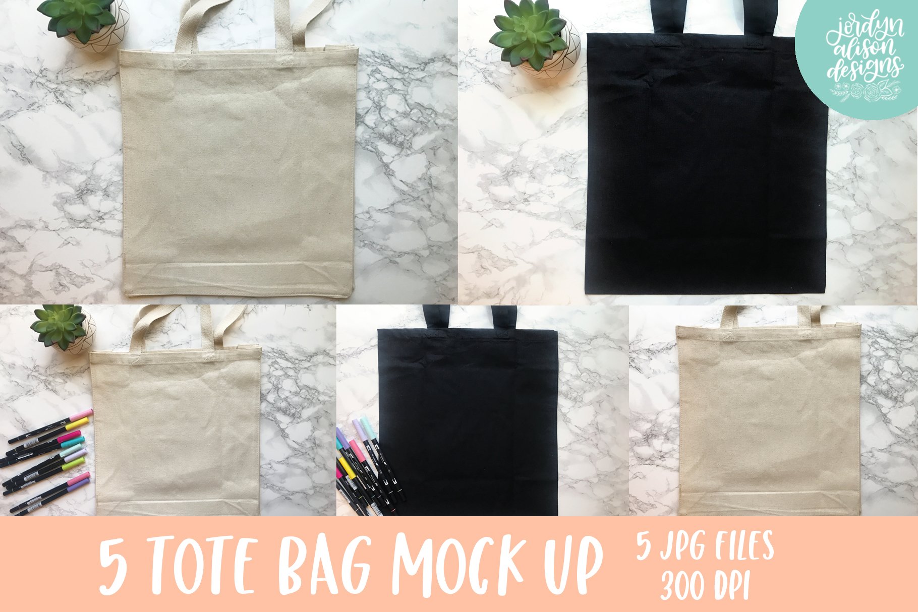 手提袋布袋包装提案样机PSD模板 Tote Bag Mock