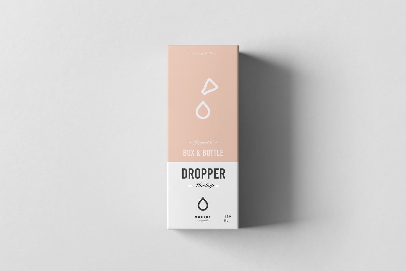 滴管瓶药品包装设计VI样机展示模型dropper bottl