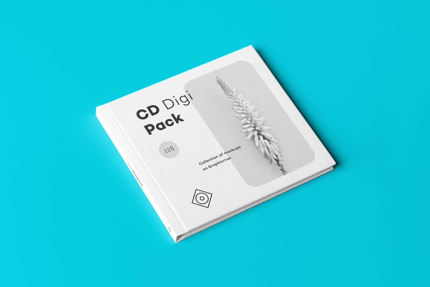 高端逼真质感的精装房地产光盘cd digi pack moc