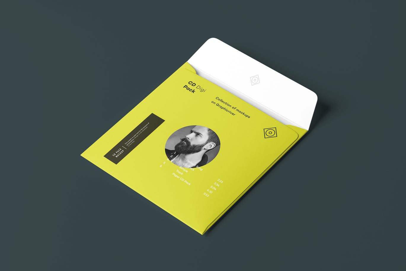 房地产CD光盘包装设计VI样机cd envelope moc