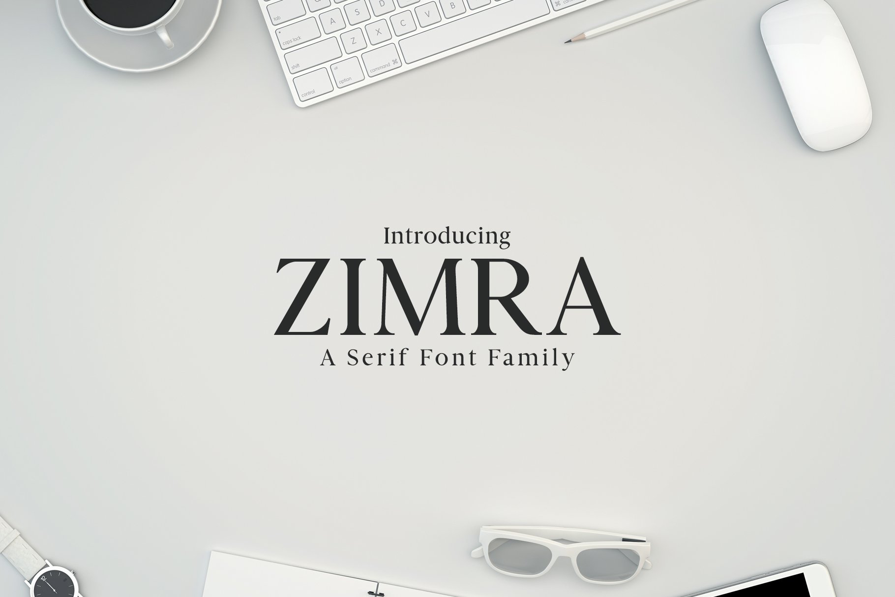 规范的衬线字体 Zimra Serif 5 Fonts Fa