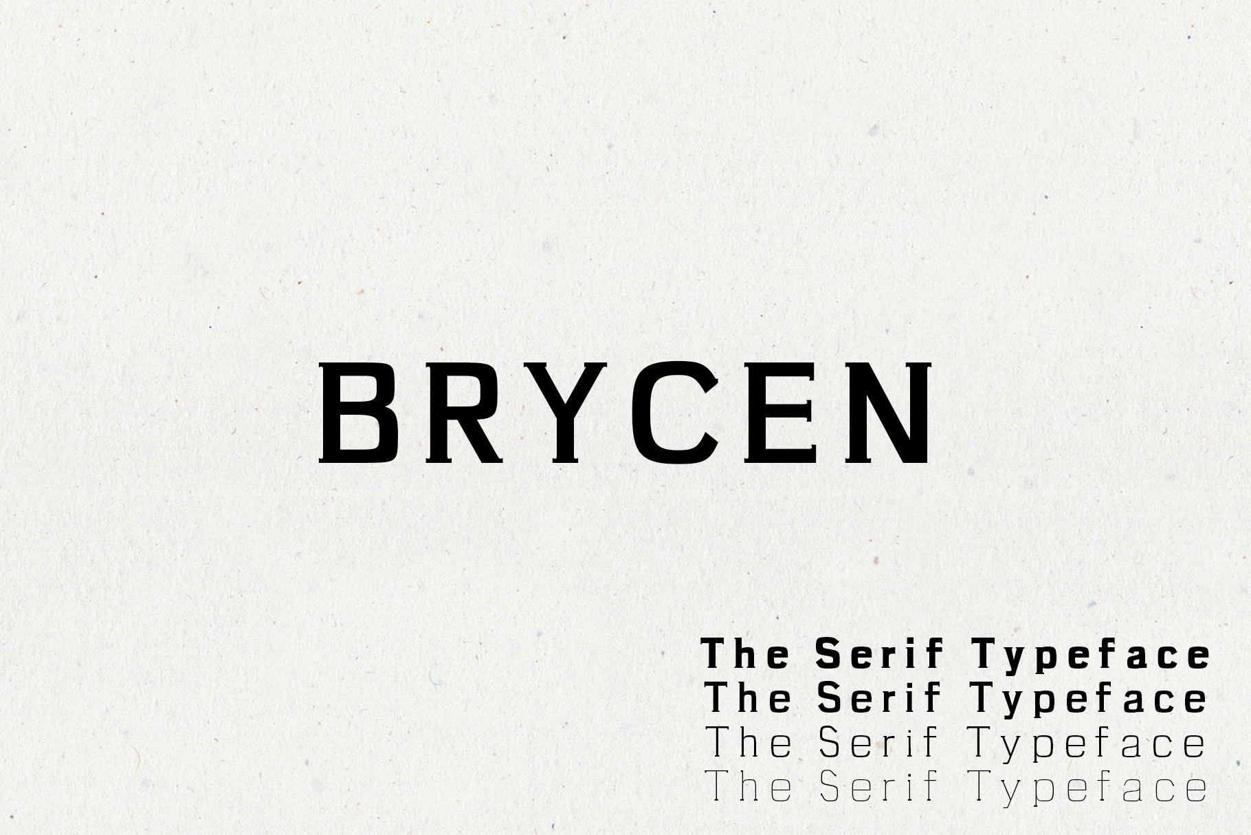衬线专业字体系列 Brycen Serif Premium