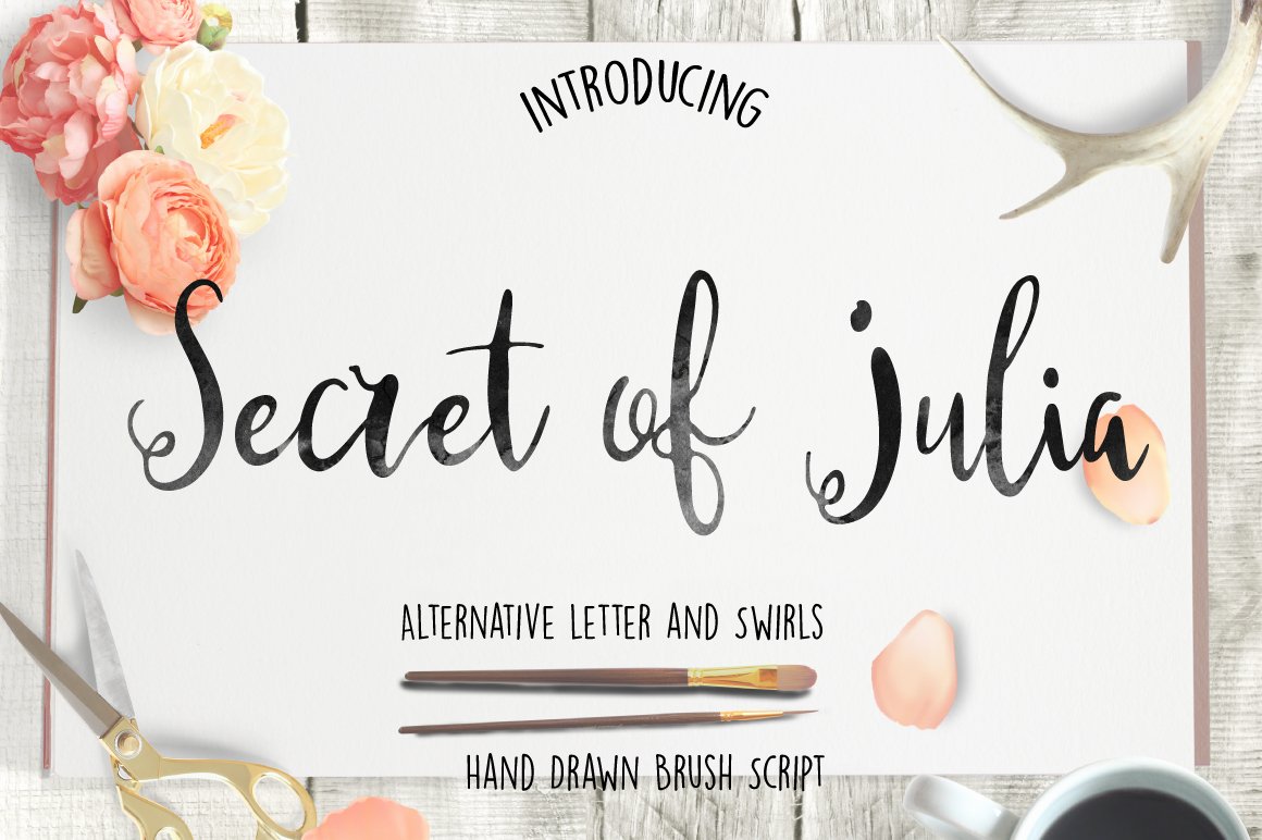 朱莉娅的秘密脚本字体 Secret of Julia Scr