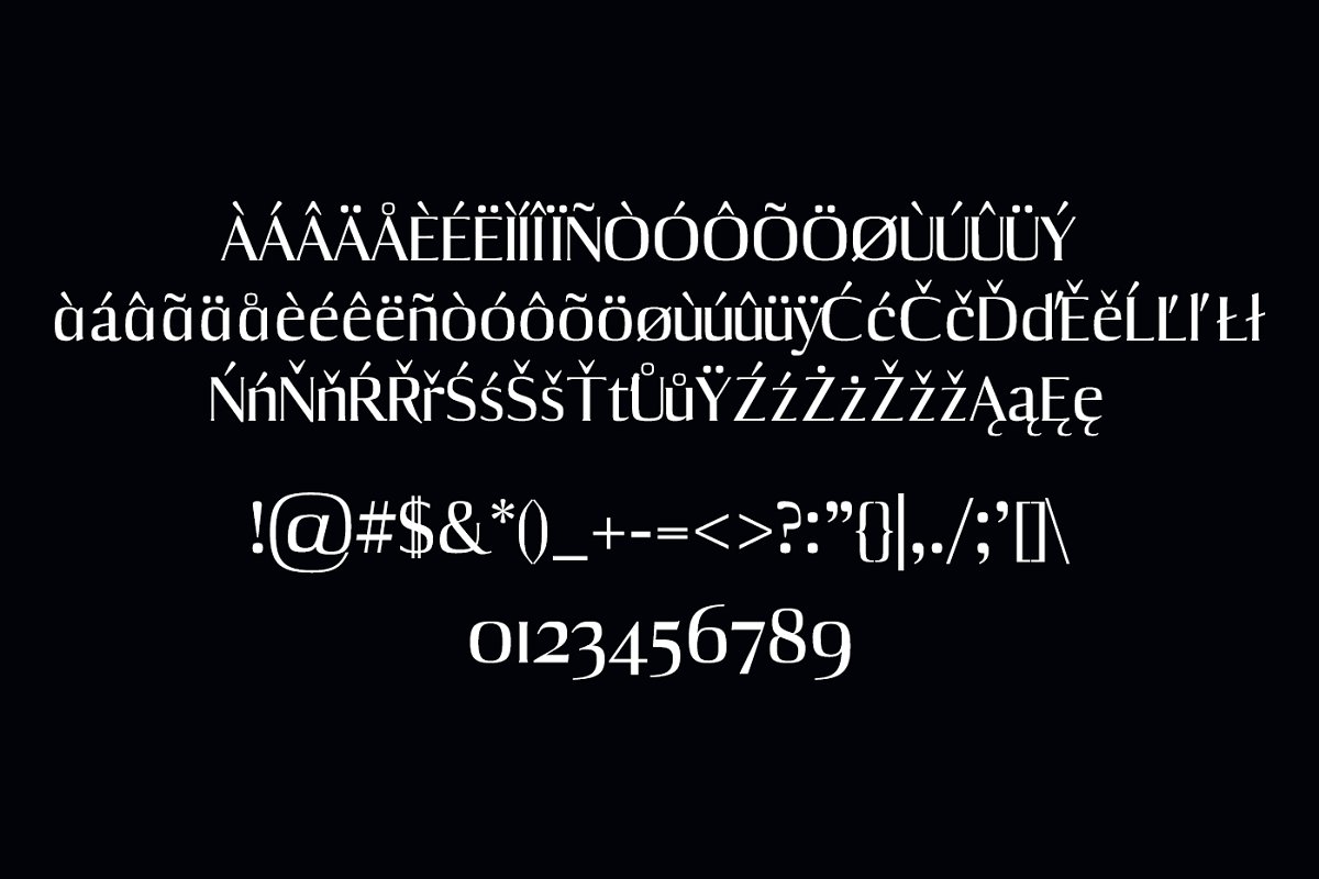 个性时尚字体 Abril Serif 7 Font Fami