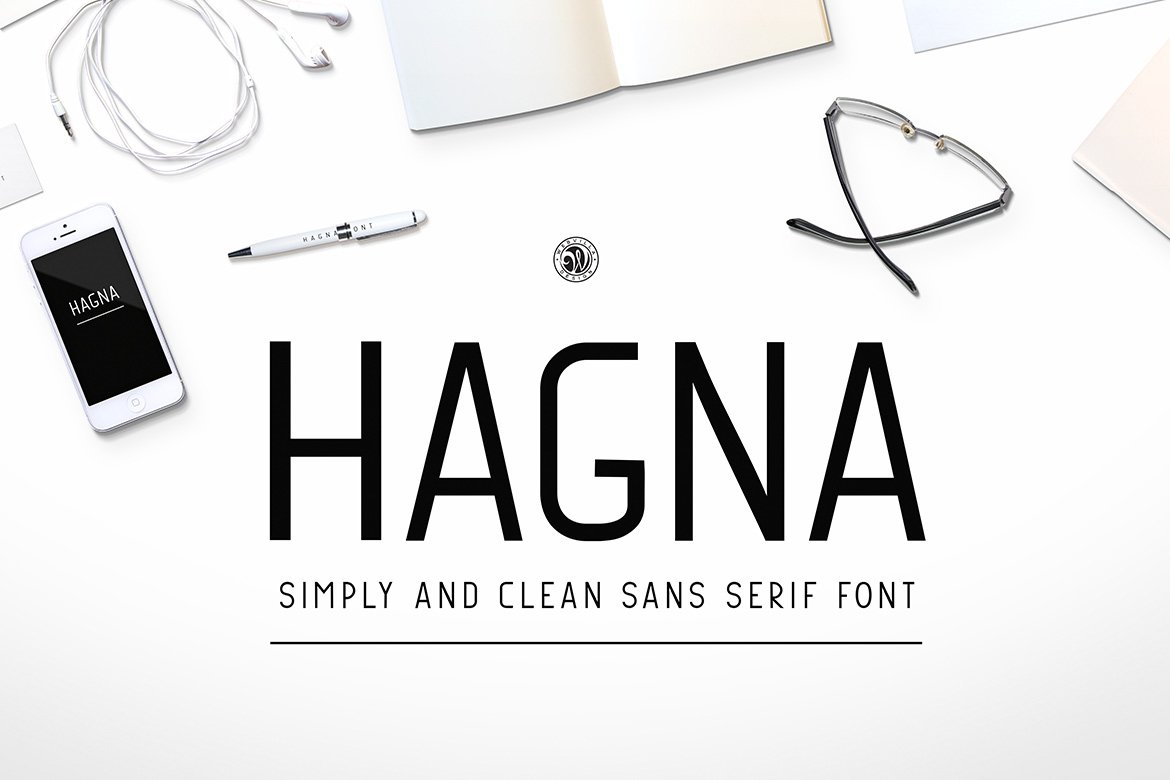 时尚的字体 Hagna #1347017