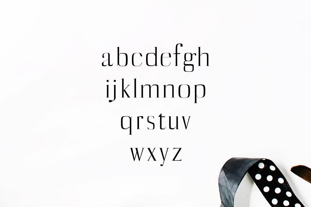 漂亮时尚的英文字体包 Catheryn Serif 4 Fo