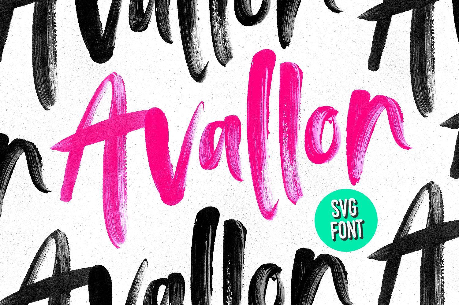 标准 OpenType SVG 字体 Avallon Ope