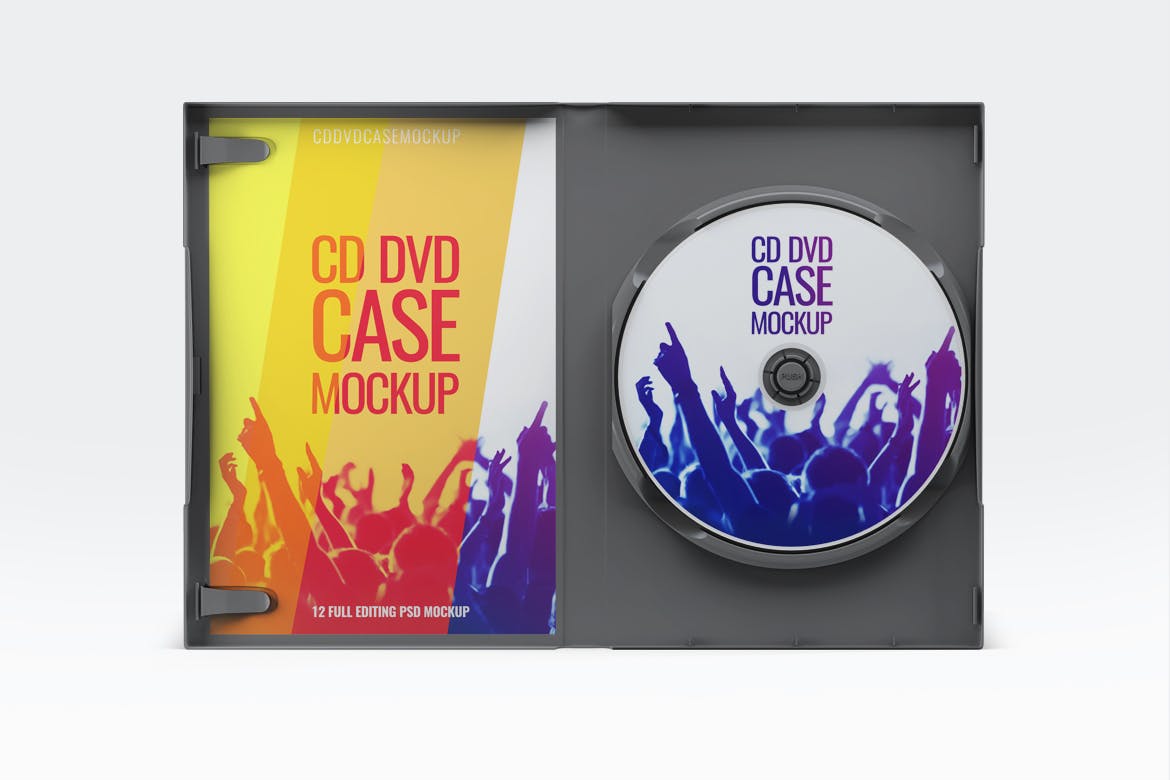 软件DVD光盘包装样机下载dvd case mock up