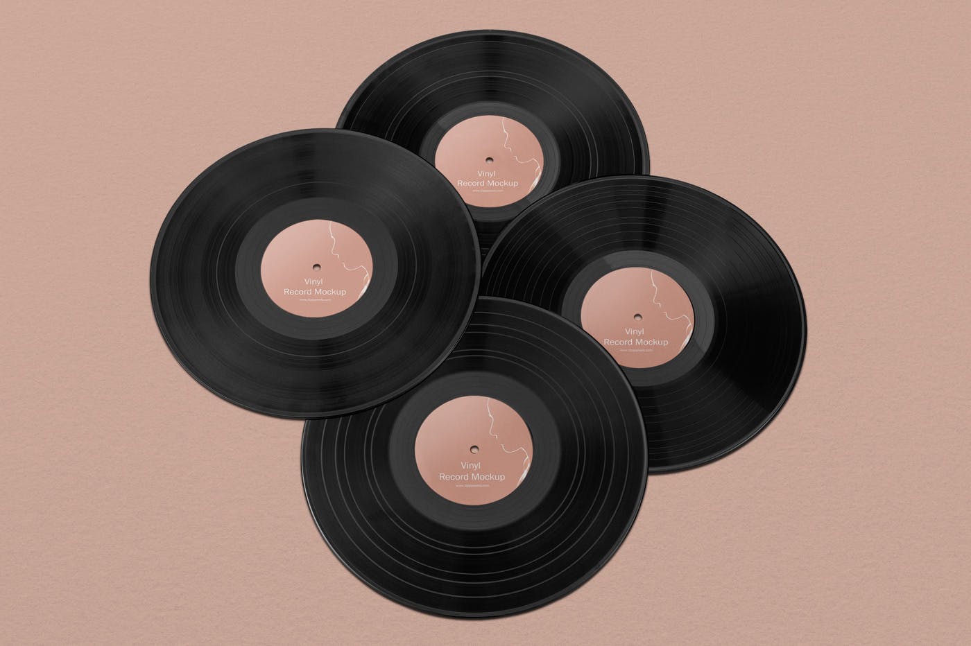 高端的黑胶唱片样机包装设计套装下载record album