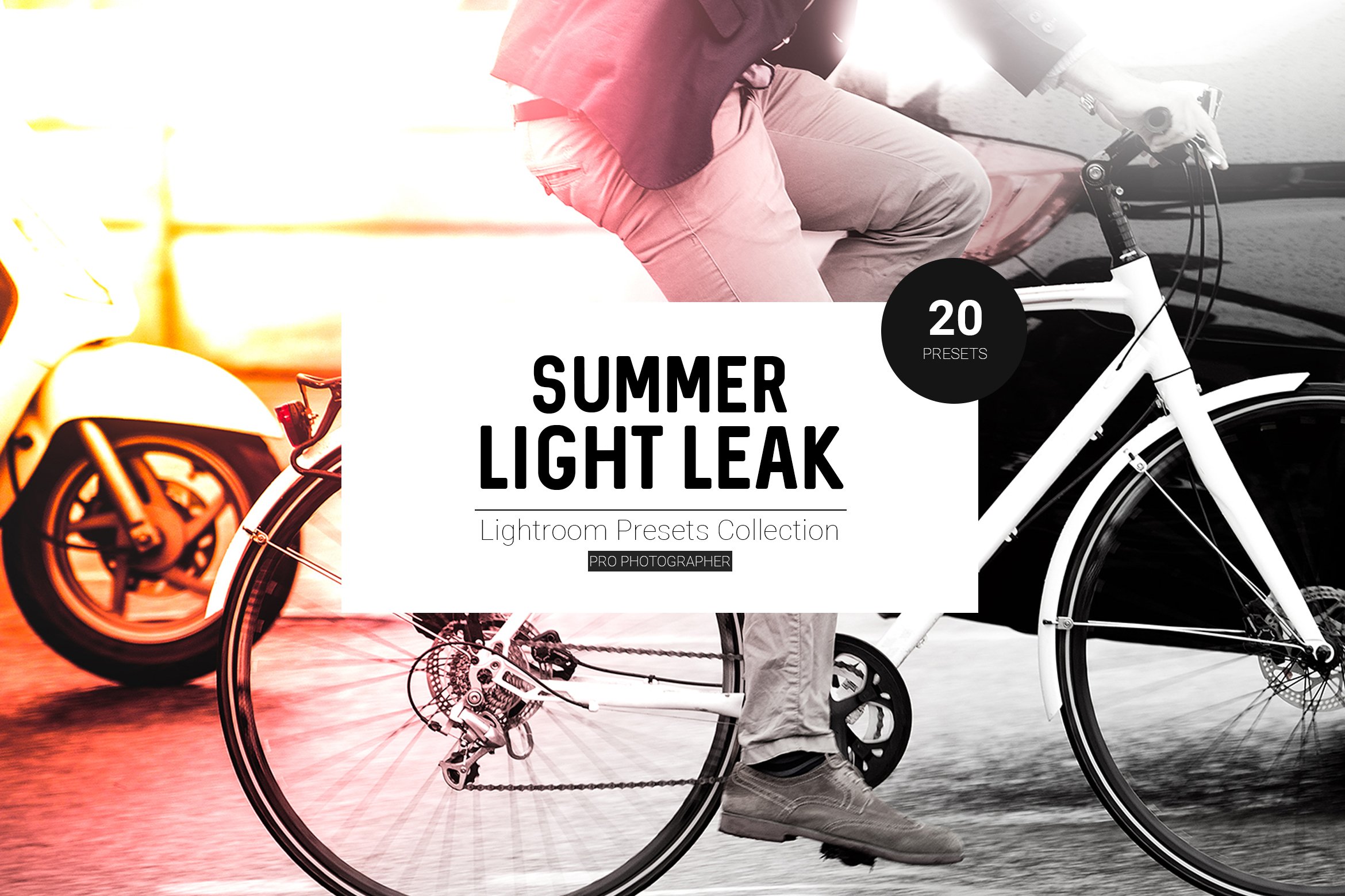 夏日风格风景滤镜预设Summer Light Leak #