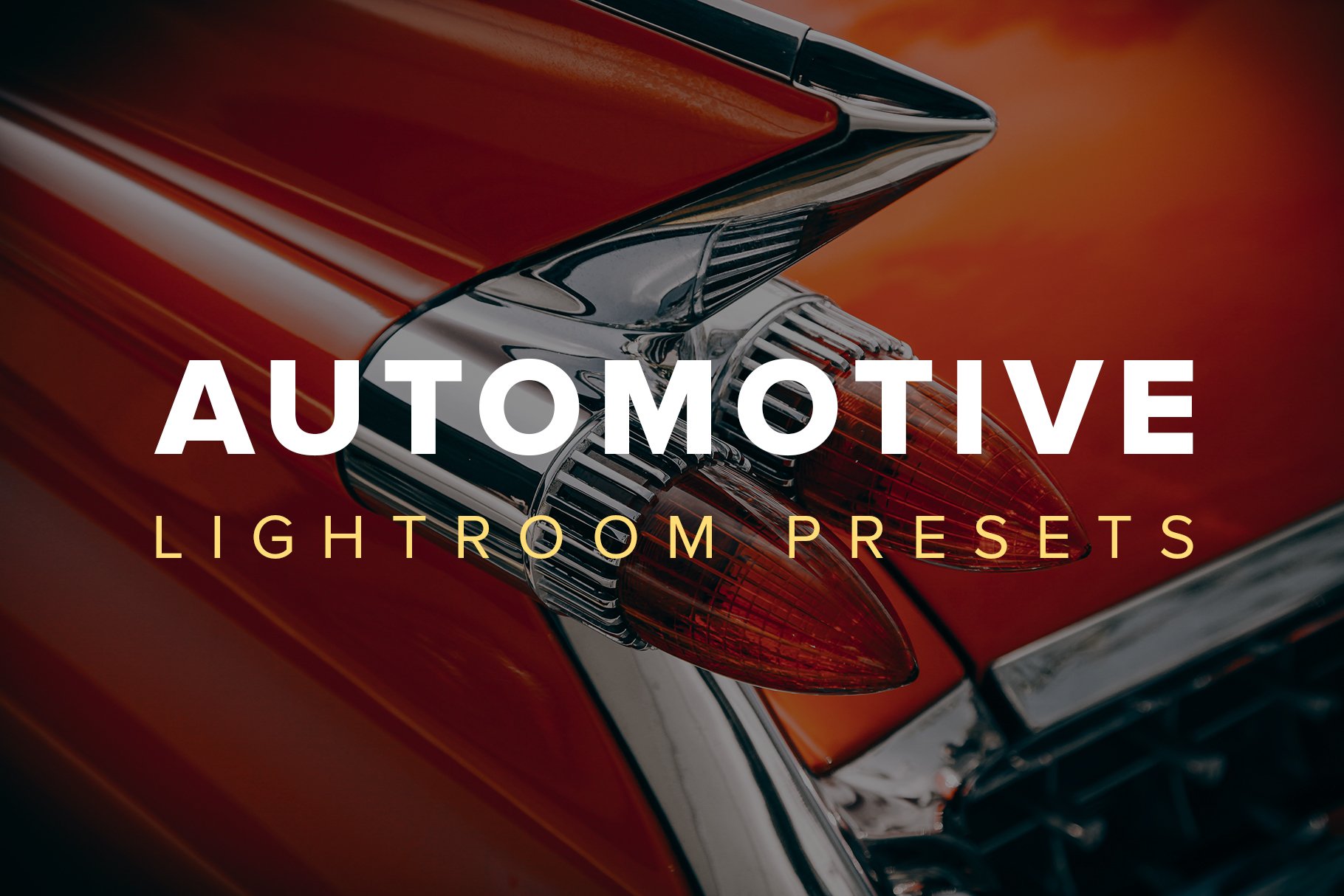 汽车产品摄影滤镜预设Automotive Lightroom