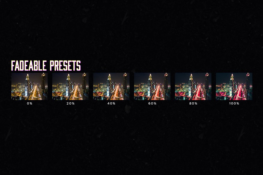 10个酷炫的夜景城市LR滤镜预设 10 Cyberpunk