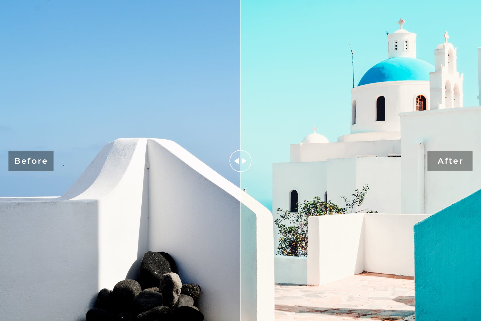 海边希腊蓝风景人像greece-mobile #339680